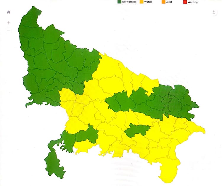 up weather : उत्तर प्रदेश में बारिश शुरू , 28 जिला में गरज बरस रहे बादल ,जानें अपने जिला में मौसम का हाल