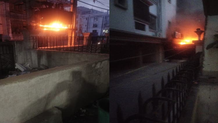 पटना: पाटलिपुत्र कॉलीनी में ट्रांसफार्मर में लगी आग अपार्टमेंट तक फैली,आधा घंटे बाद पहुंचा दमकल और पुलिसकर्मी