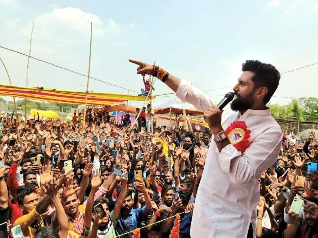 बिहार विकास के आखिरी पायदान पर, चिराग पासवान बोले- बढ़ रहा अपराधियों का मनोबल