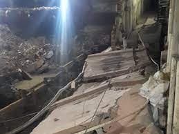 पटना में बेसमेंट की खुदाई में गिरी  अपार्टमेंट की दीवार, घर छोड़ 28 परिवारों ने सड़क पर गुजारी रात