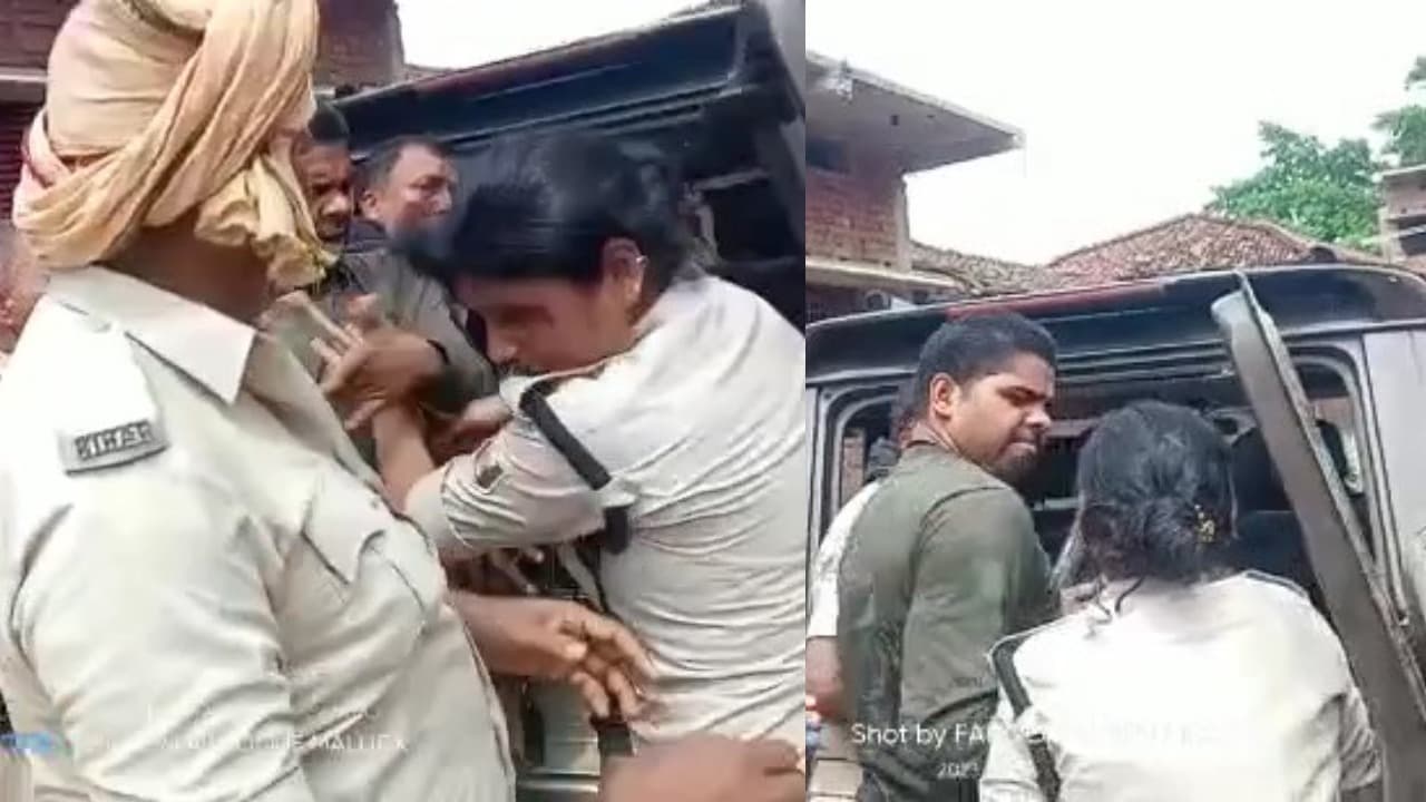 महिला पुलिसकर्मी को थाने के चालक ने बीच सड़क पर जड़ा थप्पड़, जानिए क्या है मामला...