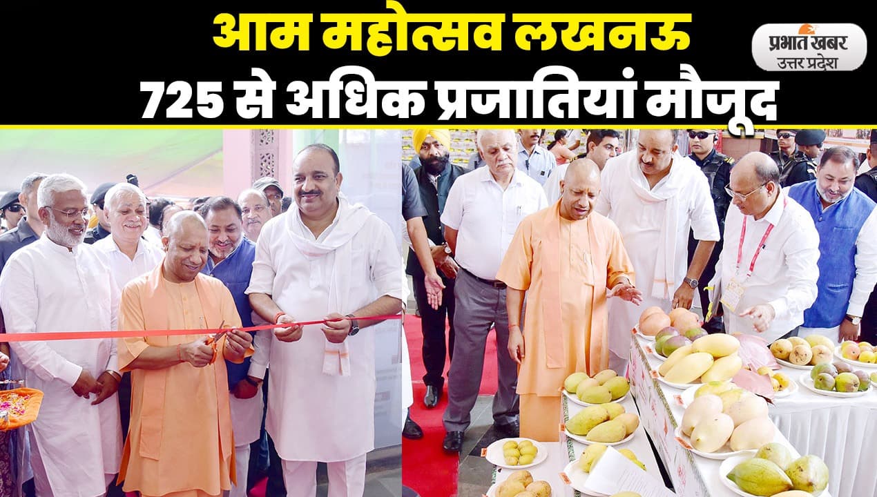 Mango Festival 2023: लखनऊ में आम महोत्सव का आगाज, सीएम योगी ने किया उद्घाटन, 16 जुलाई तक चलेगा