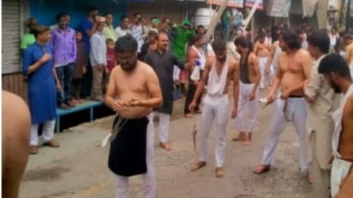 बरेली में कड़ी सुरक्षा के बीच निकलें मुहर्रम के जुलूस, या हुसैन की गूंजी सदाएं