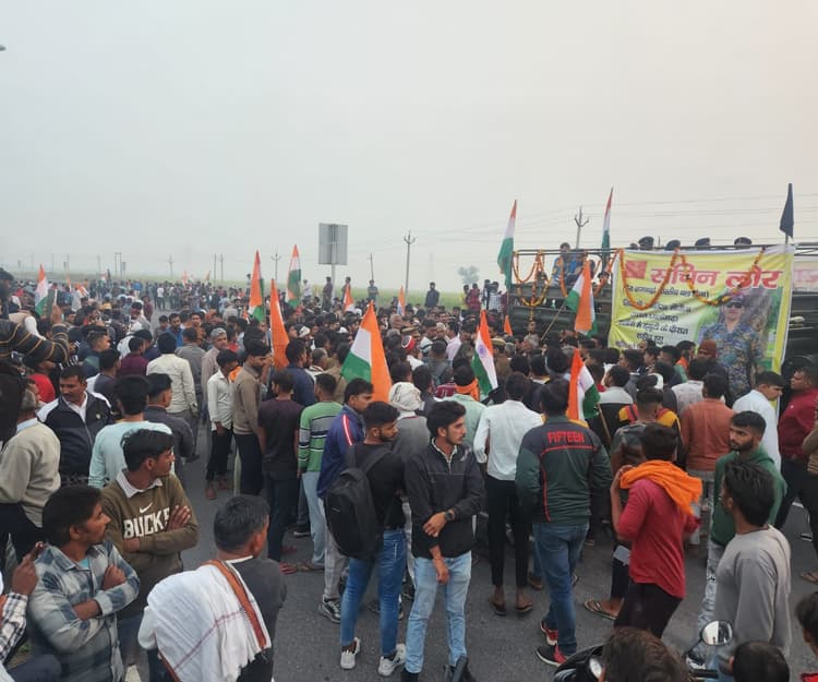 अलीगढ़ : कमांडो सचिन लौर को करगिल में शहीद हुए ताऊ की समाधि के बगल में दी जायेगी अंतिम विदाई