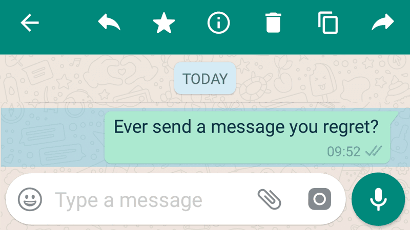 WhatsApp Update: सेंड किया गया मैसेज जब चाहें कर सकेंगे डिलीट WhatsApp Update: सेंड किया गया मैसेज जब चाहें कर सकेंगे डिलीट