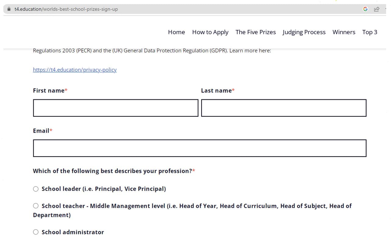World’s Best School Prizes 2023 के लिए worldsbestschool.org पर आवेदन शुरू, जानें कितना मिलेगा ईनाम