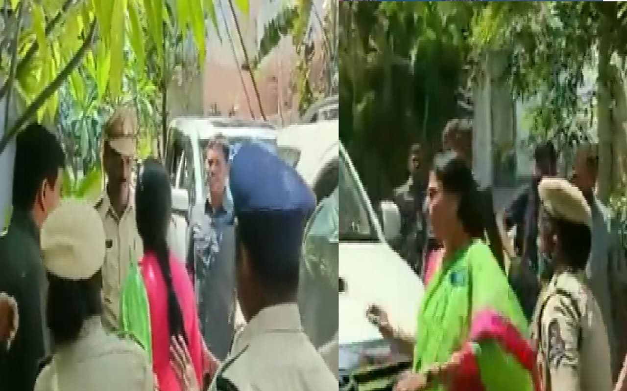 तेलंगाना में YSRTP प्रमुख वाईएस शर्मिला ने पुलिसवालों के साथ की बदसलूकी, जड़ दिये थप्पड़, हिरासत में ली गईं