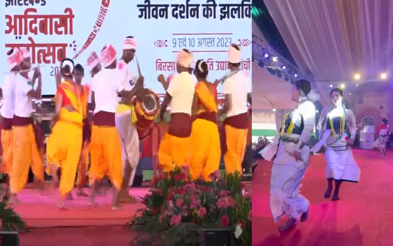 झारखंड आदिवासी महोत्सव पहुंचा चरम पर, पांच जनजातीय समूह ने अपने संस्कृति का किया प्रदर्शन