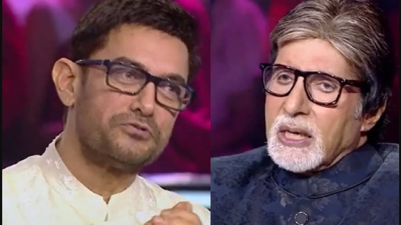 KBC 14: अमिताभ बच्चन ने सेट पर की आमिर खान से इस बात की शिकायत, वायरल हुआ वीडियो