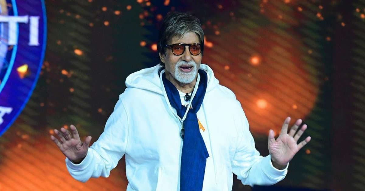 KBC 14 के सेट पर अमिताभ बच्चन नजर आए नये लुक में, फैंस बोले- रणवीर सिंह से दोस्ती कर ली क्या...