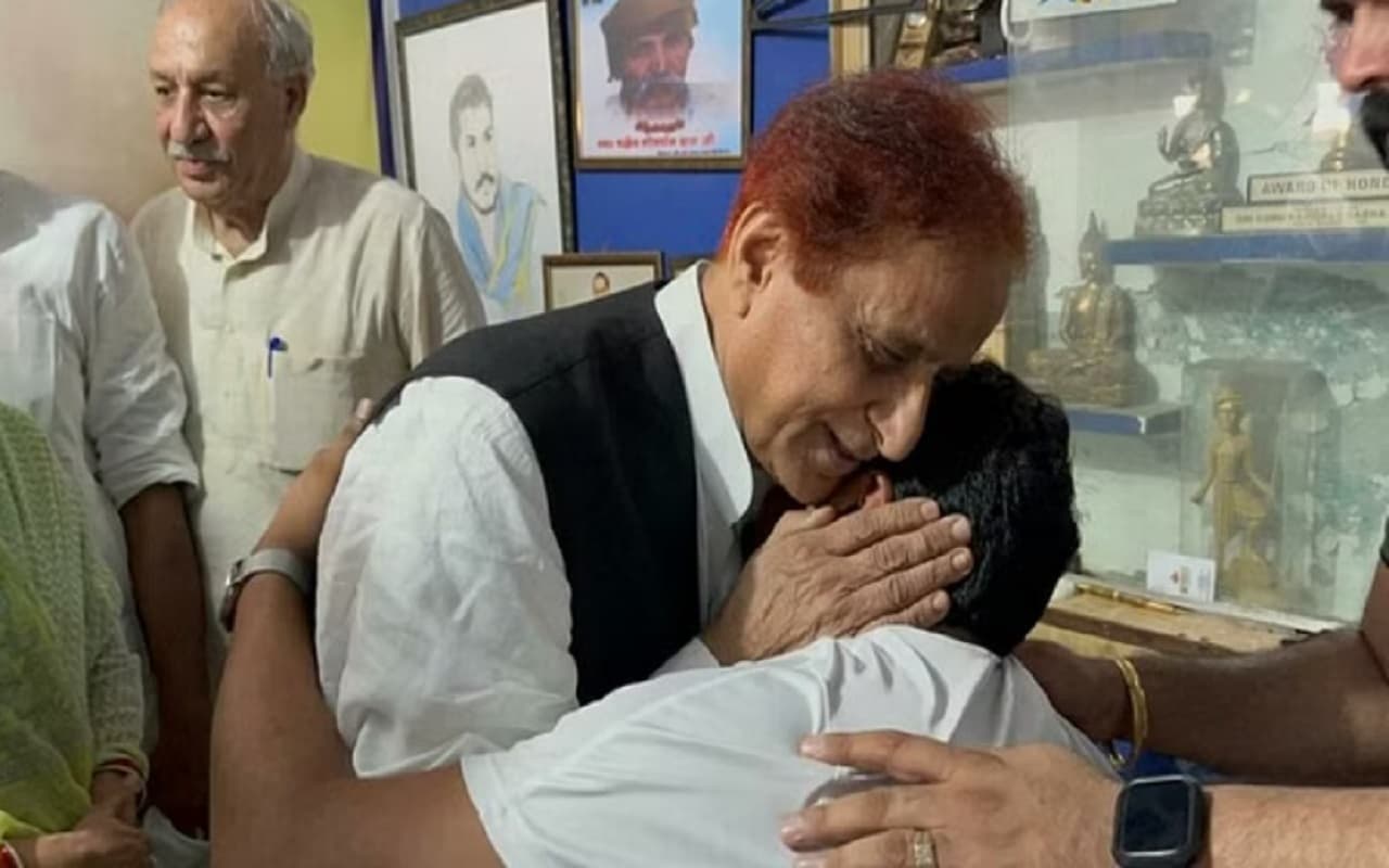 भीम आर्मी चीफ चंद्रशेखर से मिलने सहारनपुर पहुंचे आजम खां, बोले- हमला योगी सरकार की नाकामी