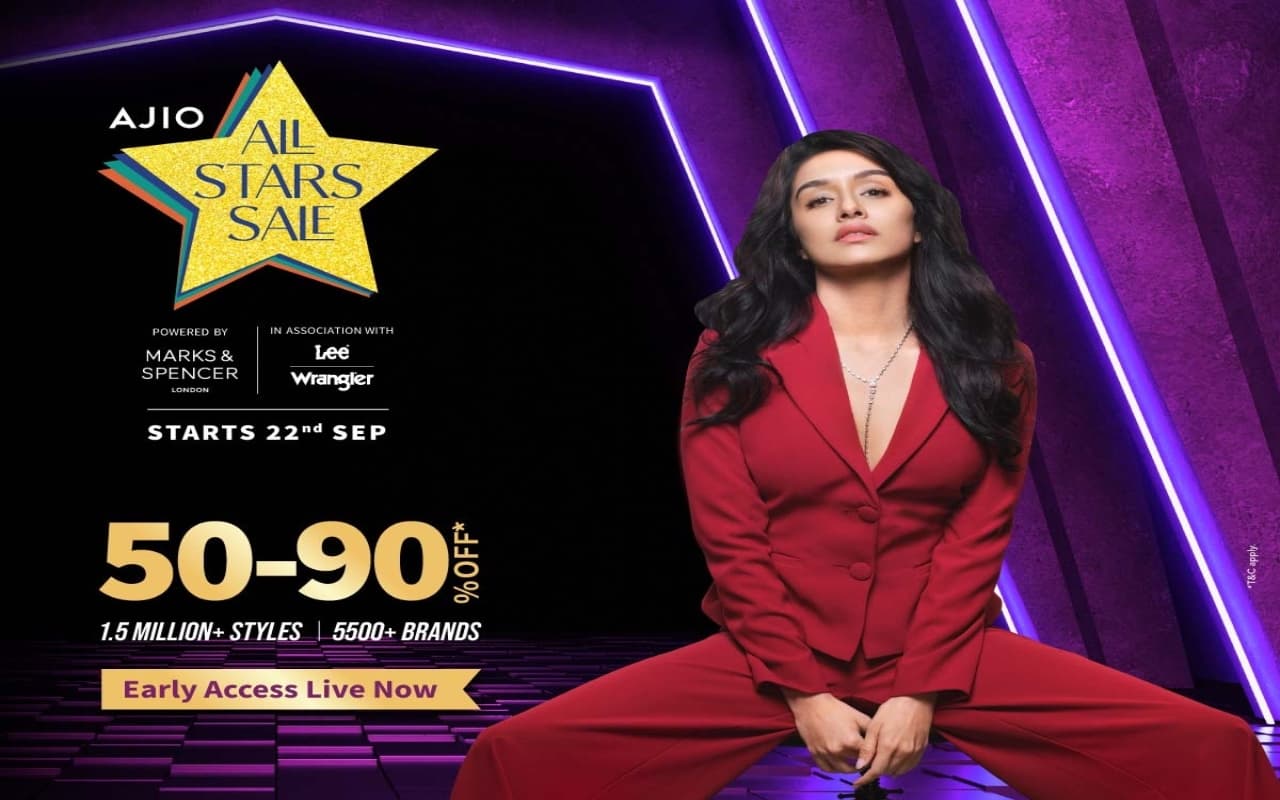 AJIO लेकर आया ऑल स्टार्स सेल, 500 नये ब्रांड्स होंगे शामिल
