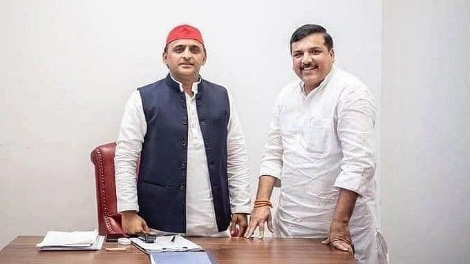 यूपी में AAP भी होगी 'साइकिल' पर सवार? अखिलेश यादव से मिले संजय सिंह तो अटकलें हुई तेज