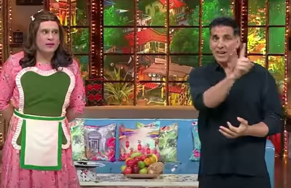 The Kapil Sharma Show में अक्षय कुमार ने कृष्णा अभिषेक के लिए मजे, कहा-सब नकली... लेकिन मामा से पंगा असली