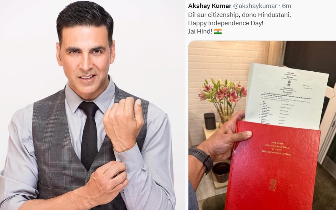 77वें Independence Day पर अक्षय कुमार को मिली भारतीय नागरिकता, बोले- 'दिल और नागरिकता, दोनों हिंदुस्तानी'