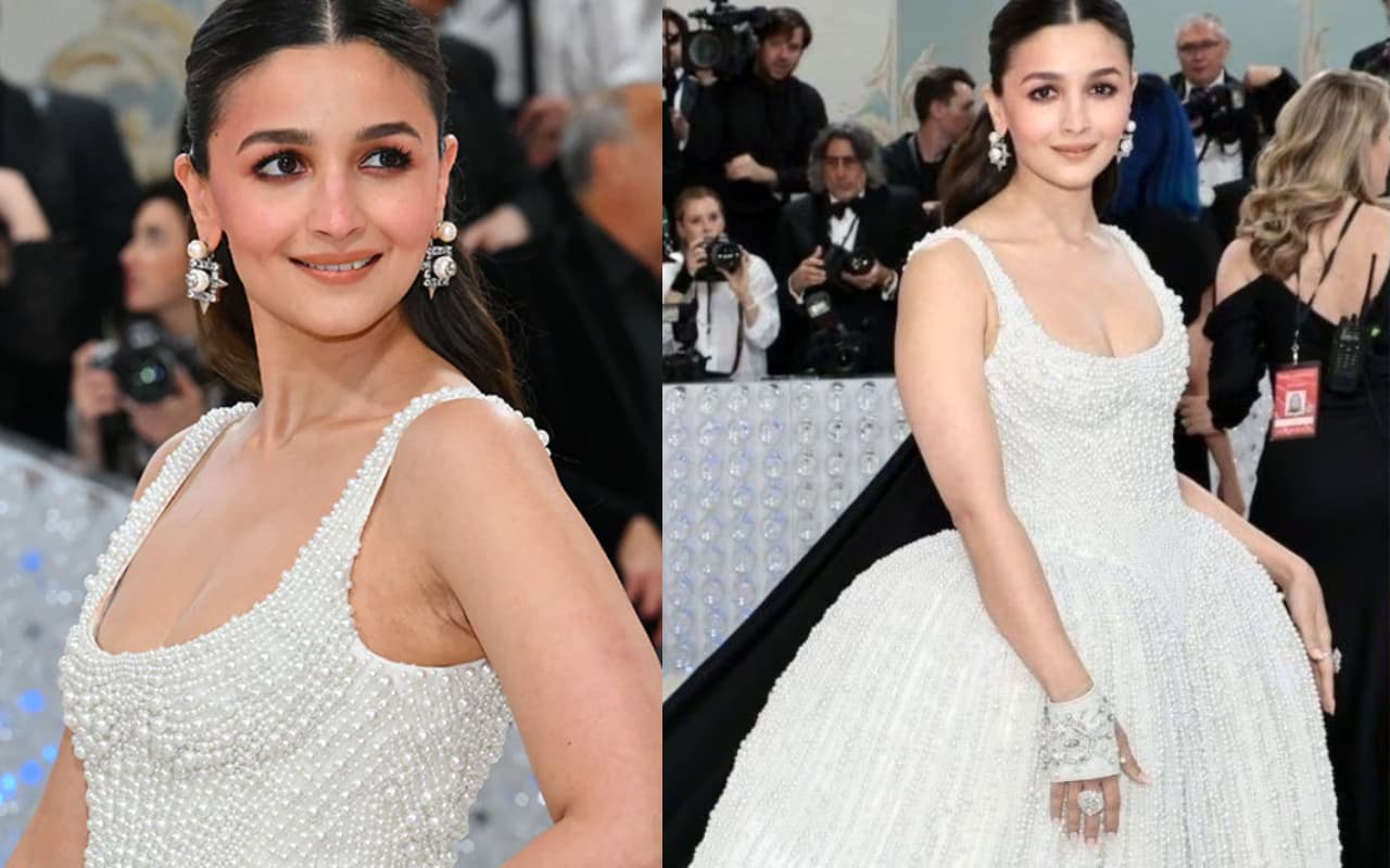 Met Gala में आलिया भट्ट ने 1 लाख मोतियों से सजी ड्रेस पहनी, जानिए किसने डिजाइन किया ये खूबसूरत गाउन