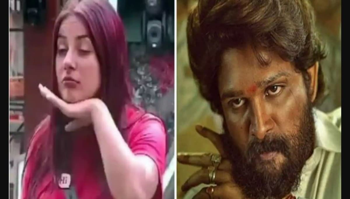 Allu Arjun ने पुष्पा के लिए शहनाज गिल का सिग्नेचर स्टाइल किया कॉपी? वीडियो देख फैंस बोले- सना का एक्शन है