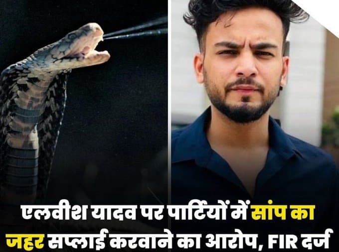 बिग बॉस विजेता और यूट्यूबर एल्विश यादव सांपों से भरी रेव पार्टी कराने के लिए मामला दर्ज, जानें  वह कौन हैं ?