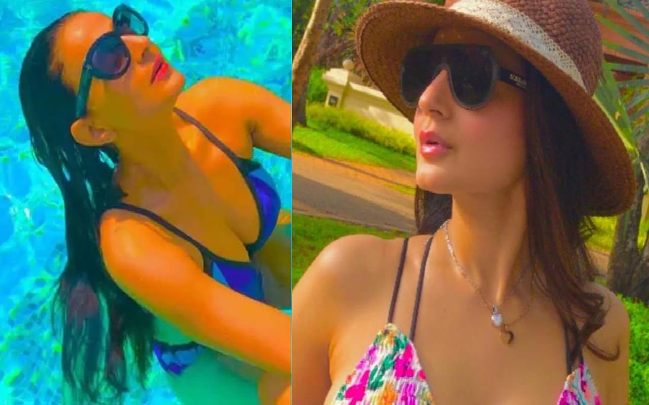 Ameesha Patel पर चढ़ा बोल्डनेस का खुमार, समंदर किनारे बिकिनी में इठलाती नजर आई, दिल थामकर देखें VIDEO