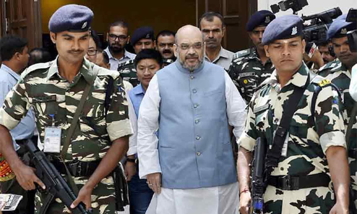 बिहार में अमित शाह के लिए बना 3 लेयर का सुरक्षा कवच, मुजफ्फरपुर रैली के लिए मकान से लेकर आसमान से भी पहरा