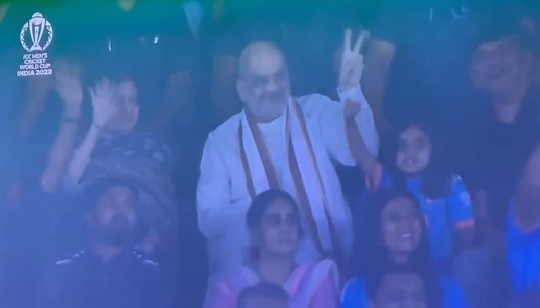 World Cup 2023: भारत-पाकिस्तान मैच देखने पहुंचे गृह मंत्री अमित शाह, देखें तस्वीरें