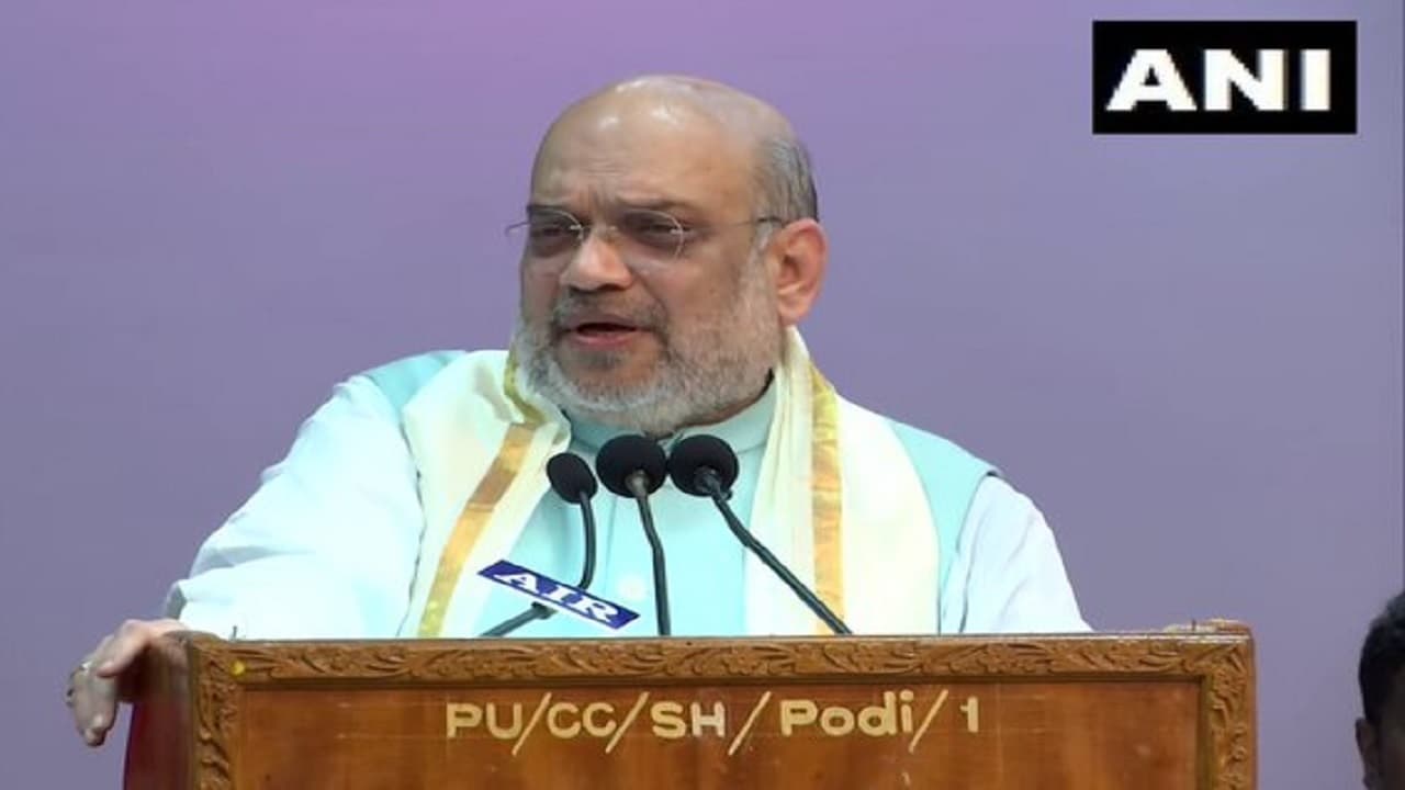 Amit Shah in Puducherry: अमित शाह बोले- भारत की आत्मा को समझने के लिए श्री अरबिंदो को पढ़ें और सुनें