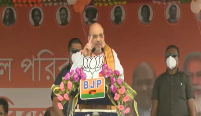 Bengal Election 2021: PM Modi के बाद अमित शाह का ममता पर डबल अटैक, पूछा -'दीदी... काहे है भतीजे का इतना मोह'
