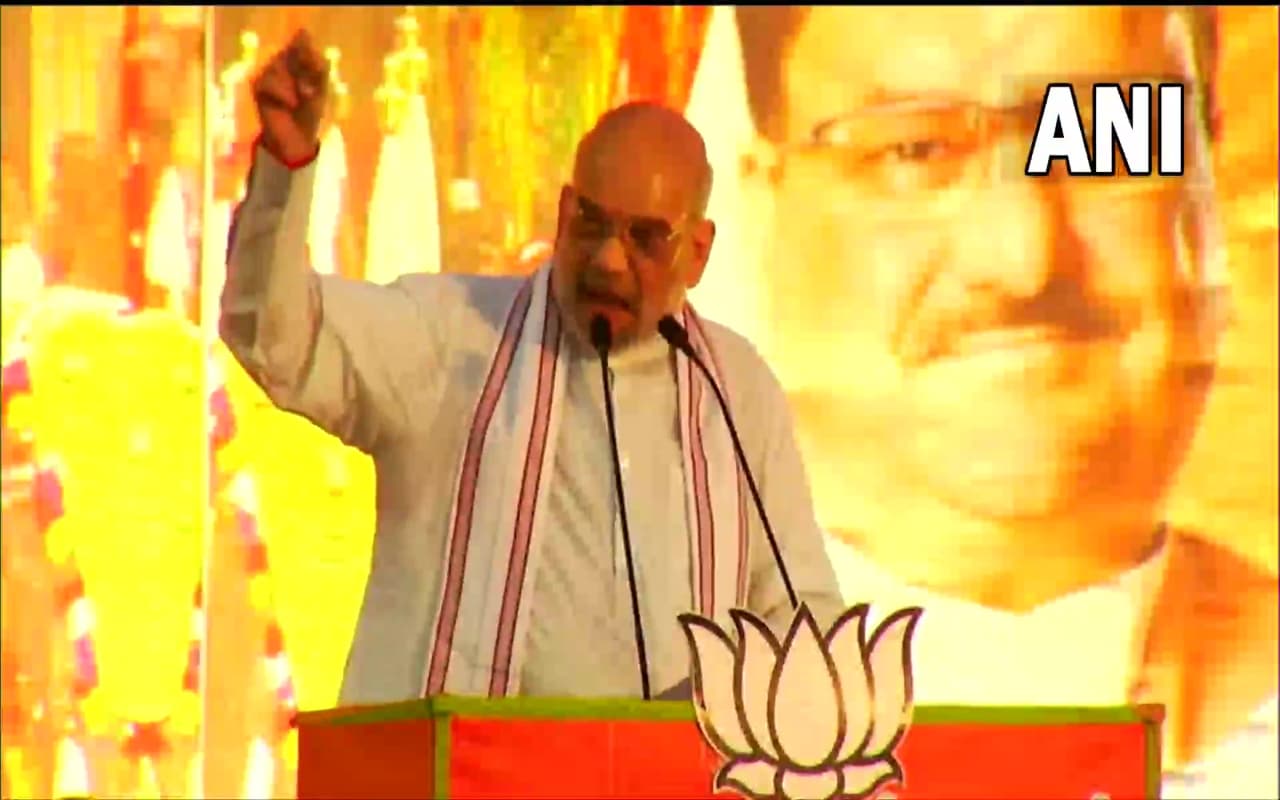 अमित शाह ने केरल में किया जनसभा को संबोधित, कहा- बीजेपी को दें मौका, हम करेंगे विकास