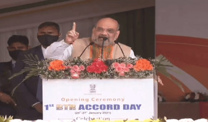 असम में हिंसा का युग समाप्त हो चुका है, बोडो शांति समझौते के एक साल पर बोले अमित शाह