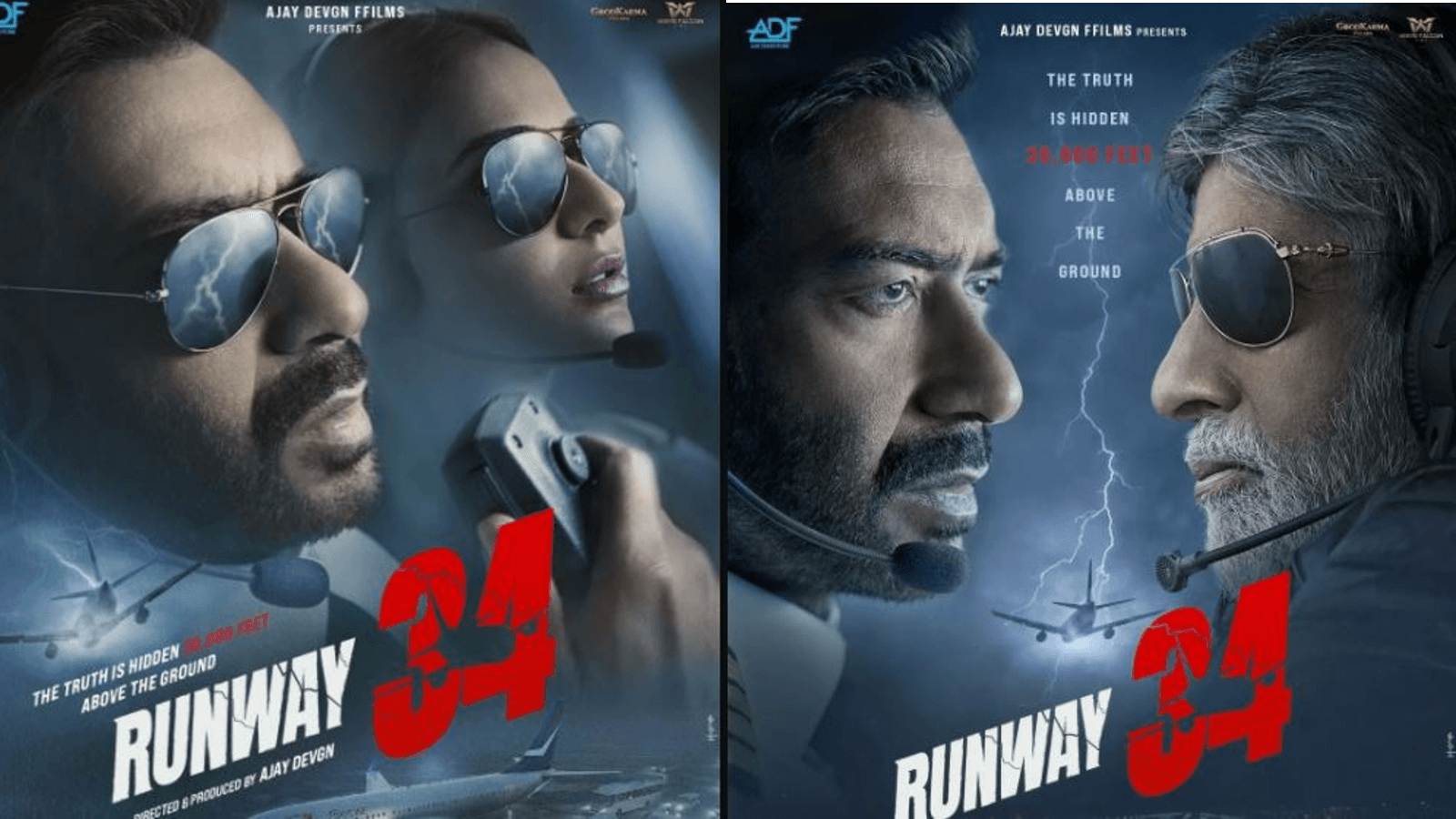 Runway 34 Motion Poster: अमिताभ बच्चन और अजय देवगन की फिल्म का मोशन पोस्टर जारी, जानें रिलीज डेट