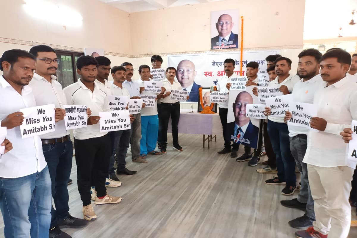 JSCA के पूर्व अध्यक्ष Amitabh Choudhary को क्रिकेटरों ने नम आंखों से दी श्रद्धांजलि