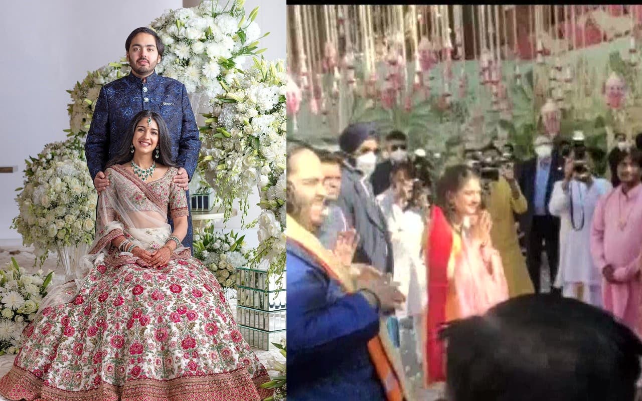 अनंत अंबानी और राधिका मर्चेंट का हुआ ‘रोका’, राजस्थान के श्रीनाथजी मंदिर में पूरी हुई रस्म,देखें तस्वीरें