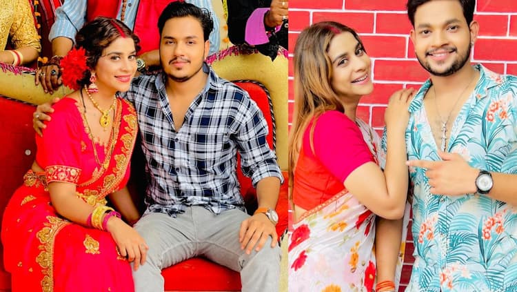 भोजपुरी वेब सीरीज 'पकड़उवा बियाह' में मिस जम्मू अनारा गुप्ता संग रोमांस करेंगे अंकुश राजा, तसवीरें वायरल
