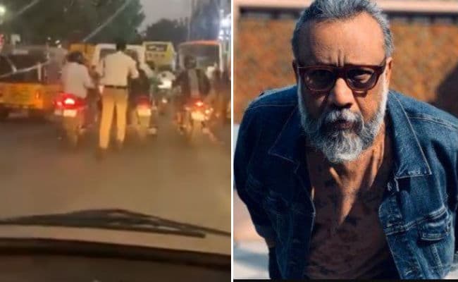 एंबुलेंस को रास्ता दिलाने के लिए पुलिसवाले ने लगाई दो किलोमीटर की दौड़, VIDEO देख डायरेक्‍टर ने कहा- सलाम है...