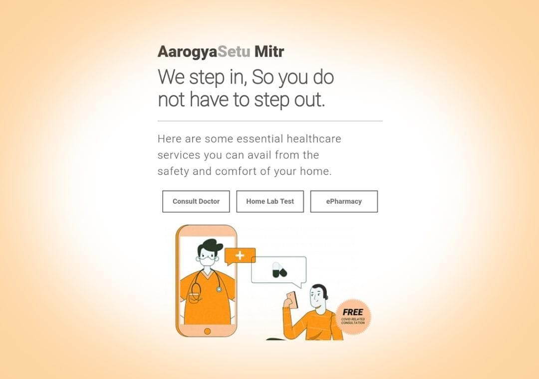 AarogyaSetu Mitr पोर्टल हुआ लॉन्च, अब घर बैठे होगा कोरोना वायरस का इलाज