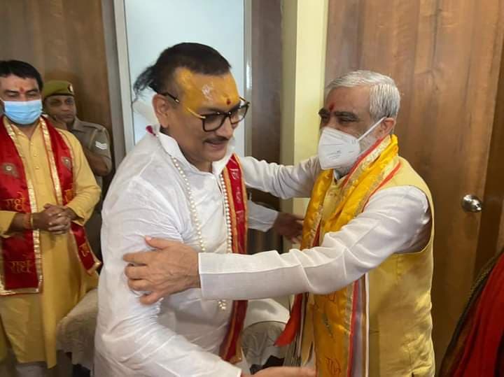 पूर्व डीजीपी गुप्तेश्वर पांडेय की भागवत में पहुंचे मोदी सरकार के मंत्री अश्विनी चौबे, कही ये बात