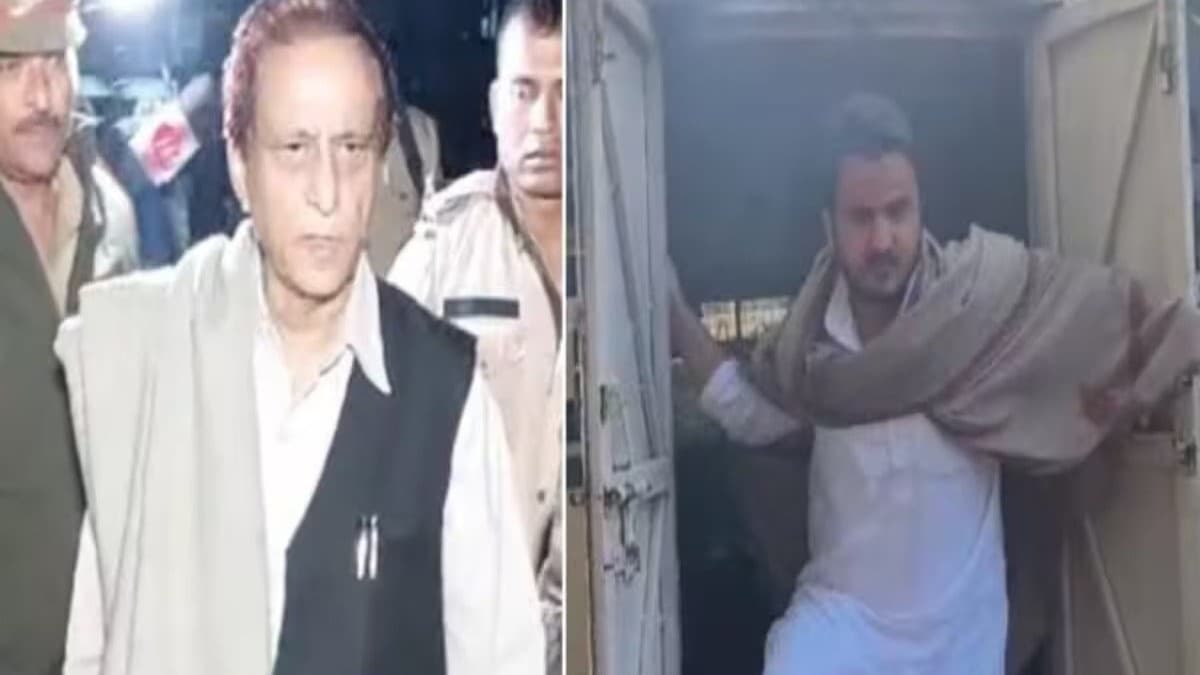 आजम खां रामपुर जेल से पहुंचे हरदोई, बेटा अब्दुल्ला सीतापुर कारागार में शिफ्ट, सात-सात साल की मिली है सजा