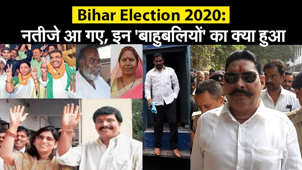 Bihar Election Result 2020: नतीजे आ गए, इन 'बाहुबलियों' का क्या हुआ