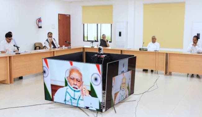 कोरोना वायरस पर PM मोदी की VC में शामिल हुए CM नीतीश, कोटा के छात्रों का उठाया मुद्दा, कहा- भयभीत ना हाें, सजग रहें, सचेत रहें, तभी हम सब सुरक्षित