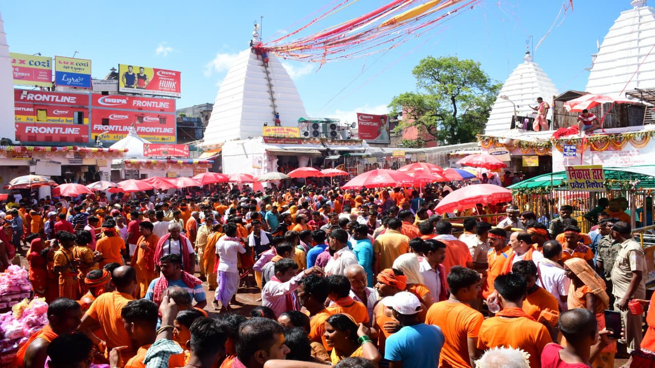श्रावणी मेला को लेकर तैयार हो रहा अजगैवीनाथ मंदिर, व्यापक रूप से चल रही तैयारी