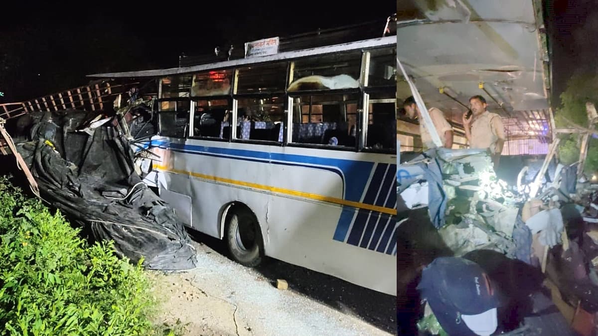 Road Accident: बाराबंकी में सरिया लदी डीसीएम में घुसी बस, दर्दनाक हादसे में दो यात्रियों की मौत, पांच घायल