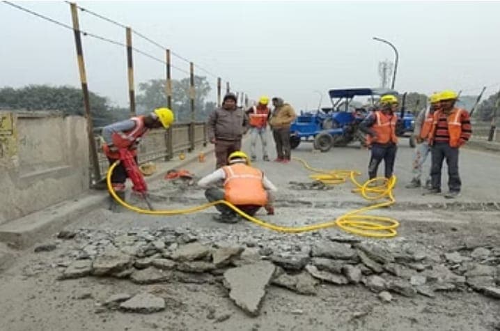 बरेली में किला पुल की मरम्मत के बाद एक अप्रैल से होगा संचालन, अब पांच मिनट में तय होगा एक घंटे का सफर