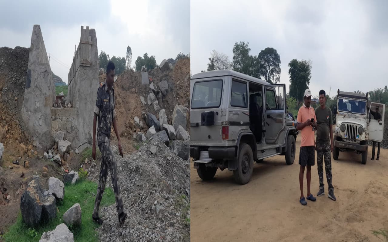 गिरिडीह में पुलिस और अपराधियों के बीच मुठभेड़, दोनों ओर से हुई ताबड़तोड़ फायरिंग, दो लोग घायल