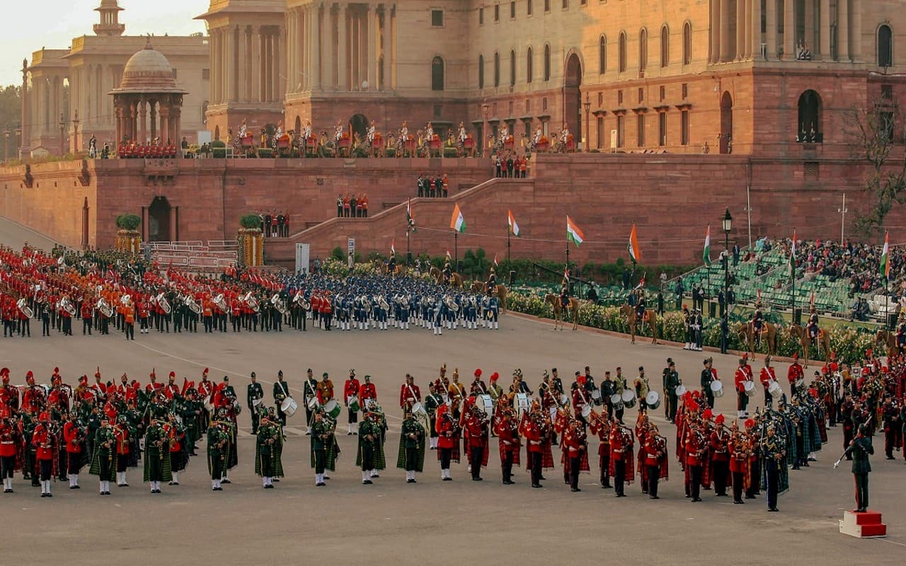 बीटिंग दी रिट्रीट में आज होगा देश का सबसे बड़ा ड्रोन शो, राष्ट्रपति द्रौपदी मुर्मू और पीएम मोदी होंगे शामिल