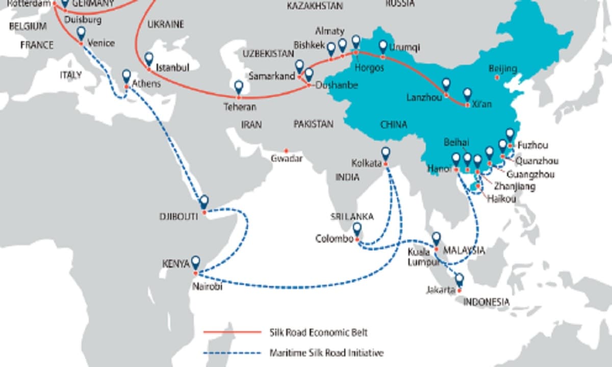 एक जाल है बेल्ट-रोड परियोजना