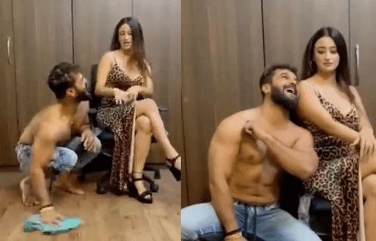 ‘परदेसिया’ गाने गाते हुए पोछा लगाते दिखे खेसारी लाल, शर्टलेस अंदाज ने जीता फैंस का दिल, VIDEO