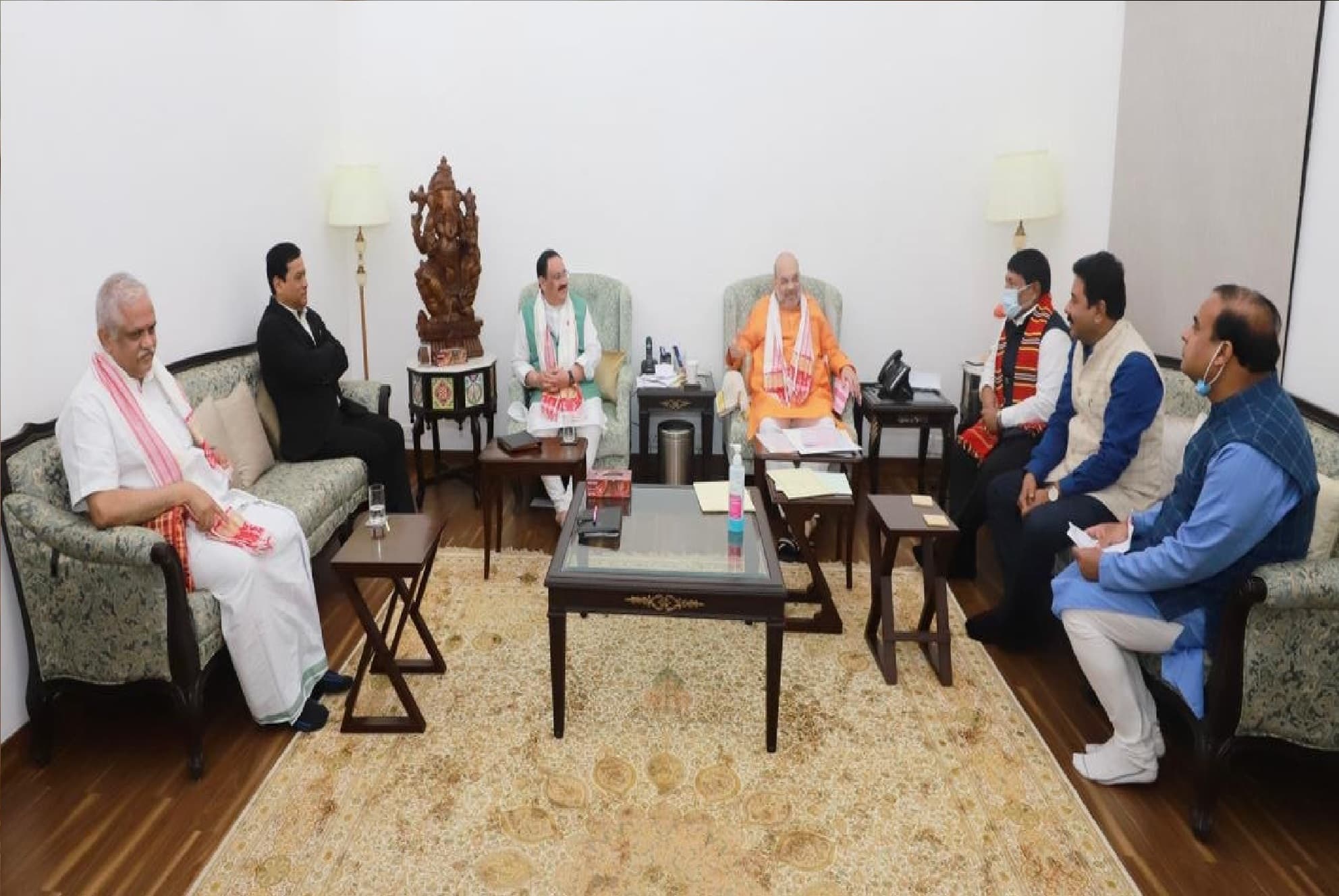 Assam Election 2021 : असम में सहयोगी दलों के साथ सीटों के बंटवारे को अंतिम रूप देने में जुटी भाजपा, शाह के अवास पर हुई हाईलेवल मीटिंग