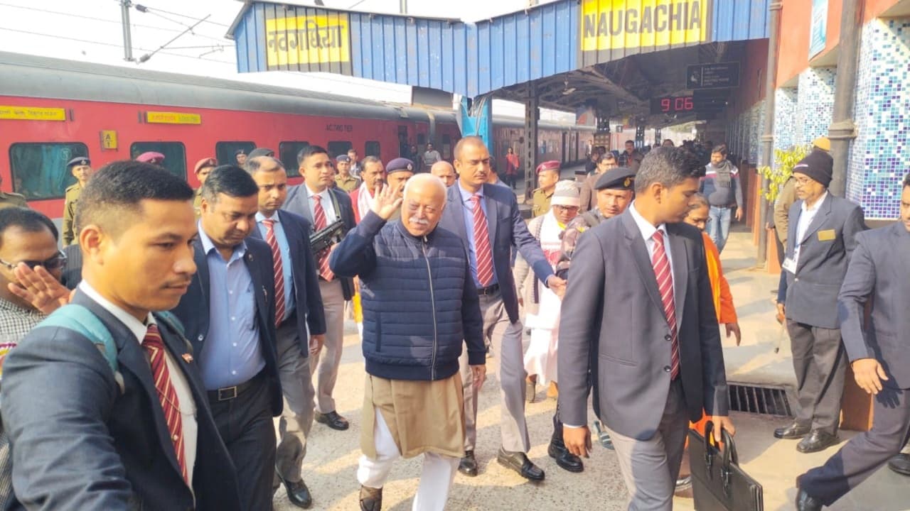 बिहार: मोहन भागवत कड़ी सुरक्षा के बीच आज आ रहे भागलपुर, पुल से गुजरे तो गंगा में भी तैयार रहा कवच