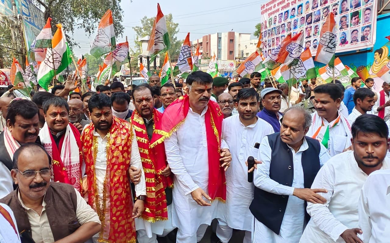 पलामू में कांग्रेस ने निकाली ‘भारत जोड़ो यात्रा’, सुबोधकांत सहाय बोले- देश में बदलाव होकर रहेगा