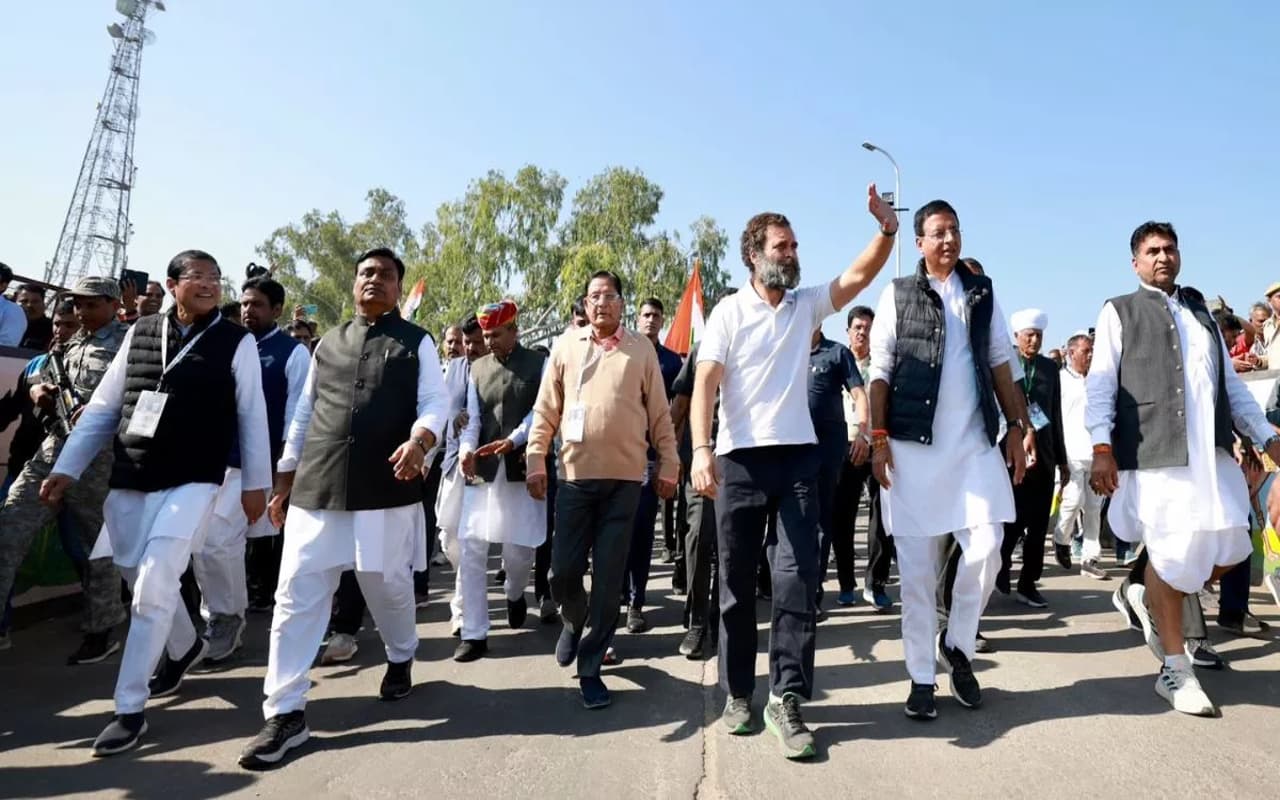 राहुल गांधी की भारत जोड़ो यात्रा खराब मौसम के कारण स्थगित, अब 27 से होगी फिर से शुरू